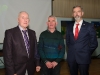 Enda Galligan, centre, with Theo McMahon and Sean Conlon, chairman of the Monaghan Canada Day committee, at the talk on the life of Edward MacNamara Morphy, that he gave in St Patrick's Hall, Monaghan. Â©Rory Geary/The Northern Standard