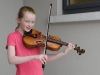 Rachael Lennon, Baile MhuineachÃ¡in CCE, who won the U-12 Fiddle Slow Air. Â©Rory Geary/The Northern Standard