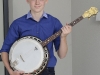Brendan Mallon, Aughnamullen CCE, who was the winner of the U-15 Banjo and Mouth Organ competitions. Â©Rory Geary/The Northern Standard
