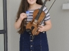 Rossa Gilsenin, Baile MhuineachÃ¡in CCE, who was 3rd in the U-15 Fiddle competition. Â©Rory Geary/The Northern Standard