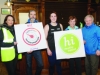 At the Monaghan Operation Transformation Walk last Saturday morning were (L-R) Lindsay Duffy, Monaghan Sports Partnership, Cllr Sean Conlon, Monaghan Sports Partnership, Sharon Williamson, Coral Leisure, Monaghan, Michelle Murphy, Monaghan Sports Partnership and Eamon Hackett, Monaghan Sports Partnership.