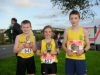 At the Monaghan Credit Union Monaghan Phoenix AC 5k were athletes from Glaslough Harriers (L-R) Tomas Geary, 3rd U-12, Aoibheann McCormack, 1st U-12 Ladies and Liam McKenna, 2nd U-16. Â©Rory Geary/The Northern Standard