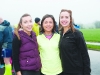 Pictured at Monaghan Phoenix AC Goal Mile were (L-R) Rosie McCarthy, Ruth O'Neill and Meave O'Neill. Â©Rory Geary/The Northern Standard