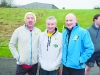 At the Monaghan Phoenix AC Goal Mile on Boxing Day were (L-R) Dessie McAree, Peadar Treanor and Barry Evans. Â©Rory Geary/The Northern Standard