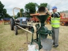 Osburn Wilkinson with his corn crusher at the Monaghan Veteran & Vintage Club vintage rally. Â©Rory Geary/The Northern Standard