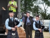 Lorna Morgan from the O'Neill Pipe Band playing at the vintage rally. Â©Rory Geary/The Northern Standard