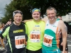 Eugene Houdi McCabe, Ian Morgan and Barney McCabe at the Monaghan 10 Miler, last Sunday. Â©Rory Geary/The Northern Standard