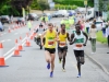 The leading group in the Monaghan 10 Miler during the race, (L-R) Conor Duffy, Glaslough Harriers, Eskander Turki, Monaghan Town Runners and Freddie Keron Sittuk, Raheny AC. Â©Rory Geary/The Northern Standard