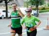 Lesley Crawford and his sister Lorna taking part in the Monaghan 10 Miler. Â©Rory Geary/The Northern Standard