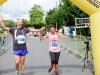 Clifford Patterson and Joanne Hardy as the crossed the finishline of the 5 Mile race. Â©Rory Geary/The Northern Standard