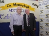 Paul Phelan and Ronnie Hawe at the Monaghan Motor-club 60th gala ball. Â©Rory Geary/The Northern Standard