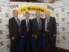 At the Hillgrove Hotel for the Monaghan Motor-club 60th Gala Ball, last weekend were (L-R) Brendan Flynn, Paul Hughes, Chairman, Rev Charles McCollum, President and Ronnie Hawe. Â©Rory Geary/The Northern Standard