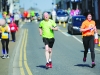 Niall Maguire and Fionnuala Sherlock during the 5k. Â©Rory Geary/The Northern Standard