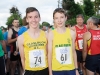 Matthew Connolly and Liam McKenna from Glaslough Harriers at The Ned Run. Â©Rory Geary/The Northern Standard