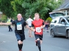 Gabriel McAree and Frank Treanor, finishing The Ned Run, last Friday. Â©Rory Geary/The Northern Standard