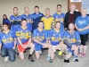 Members of the Ãire Ãg recreational football team, who won The Ned Boylan Cup, with Noeleen Boylan. Â©Rory Geary/The Northern Standard