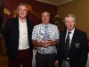 Category 2 mens winner, Jim Egan received his award from Barry Healy (Sponsor) and John Heffernan (Captain) Â©Northern Standard