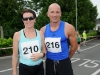 Winners of the Friends of Roslea Shamrock's 5 Miler Border Challenge, Denise Toner and Shane King, before the race last Sunday. Â©Rory Geary/The Northern Standard
