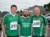 At the Friends of Roslea Shamrock's 5 Miler Border Challenge were (L-R) Francis Rooney, Martin McClave and Eamon Linham. Â©Rory Geary/The Northern Standard