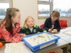 At one of the Lego Mindstorm workshop's were (L-R) Eva McGinnitty, Emer Larmer and Branna Connolly. Â©Rory Geary/The Northern Standard