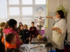 Annika from Junior Einsteins Science Club, showing how lightening occurs, during one of her workshops at the science festival funday. Â©Rory Geary/The Northern Standard
