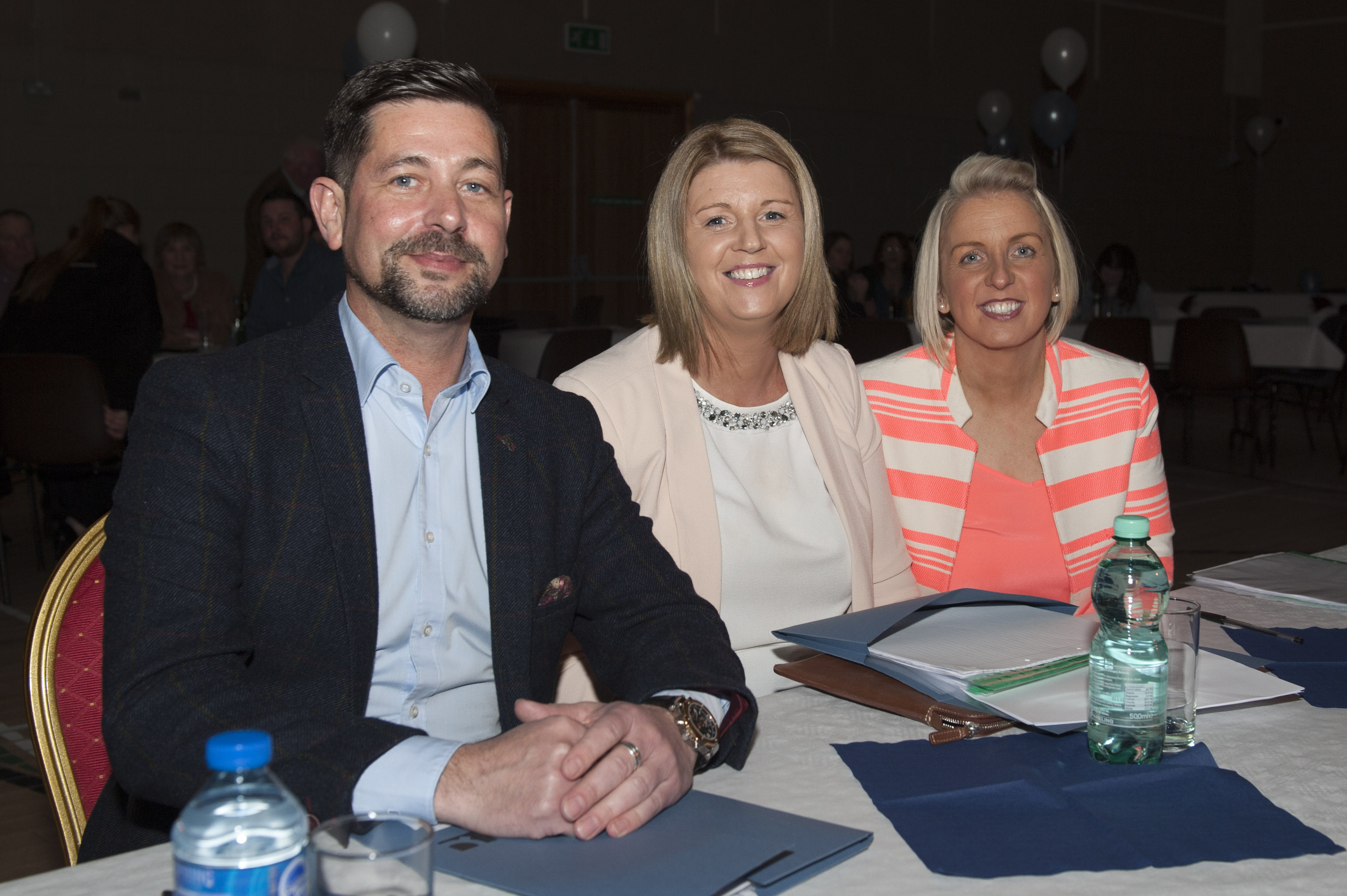 The judges at the Tydavnet Show Queen competition were (L-R) Barry McQuaid, Karen Callaghan and Eunice Lang. Â©Rory Geary/The Northern Standard