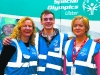 Patricia McMenamin, Clones, (left) with Johnny Surgeoner, Lurgan and Kate Kieran, Carrickmacross, volunteers, at the Ulster Special Olympics Advancement Bowling Event, staged at GR8 Entertainment Complex, Monaghan Road Business Park Castleblayney. Picture: Jimmy Walsh