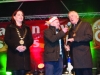 Cathaoirleach of Monaghan Municipal District, Cllr Paudge Connolly, speaking with Sean McCaffrey, at the Monaghan Town Christmas Lights Switch-on. Â©Rory Geary/The Northern Standard
