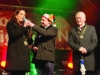 Cllr Cathy Bennett, Cathaoirleach of Monaghan County Council, speaking with Sean McCaffrey, at the Monaghan Town Christmas Lights Switch-On. Â©Rory Geary/The Northern Standard