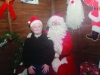 Cillian Caulfield with Santa at the Monaghan Town Christmas Lights Switch-On. Â©Rory Geary/The Northern Standard