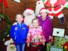 With Santa at the Monaghan Town Christmas lights switch-on were Shannon, Nadine and Peter McCarra. Â©Rory Geary/The Northern Standard