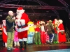 Santa speaking with Sean McCaffrey at the Monaghan Town Christmas Lights Switch-On. Â©Rory Geary/The Northern Standard