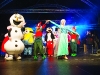 Elsa from Frozen and some of the other characters who attended the Monaghan Town Christmas Lights Switch-On, singing on stage at the event. Â©Rory Geary/The Northern Standard