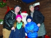 Santa with members of the McFadden family at the . Â©Rory Geary/The Northern Standard