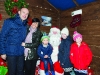 Santa with members of the Kellett family that met him at the Monaghan Town Christmas Lights Switch-On. Â©Rory Geary/The Northern Standard